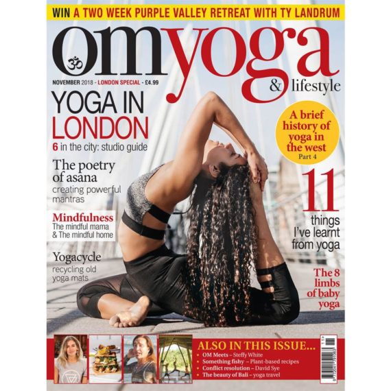 Om Yoga Magazine - Cover Photography