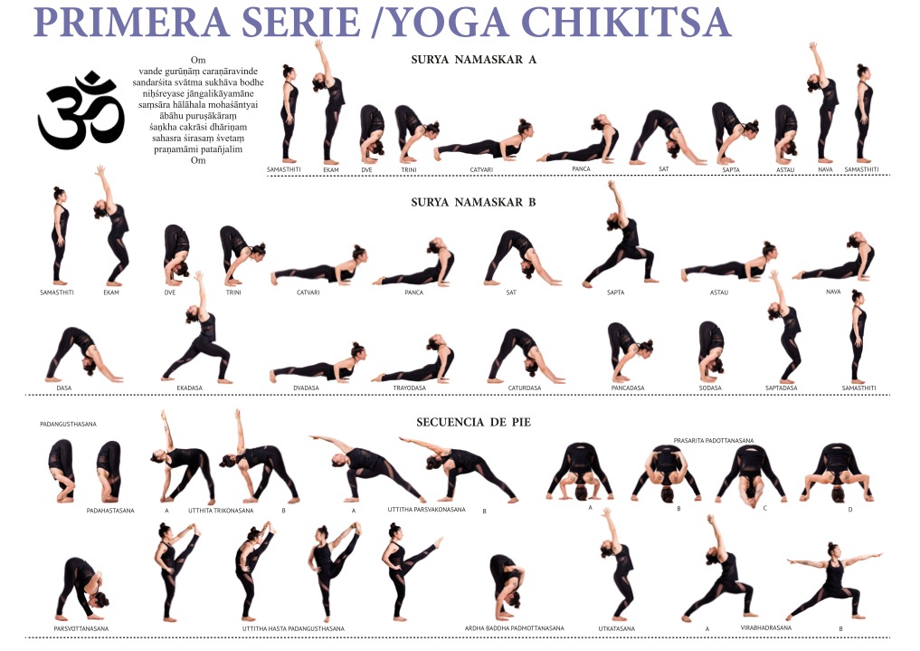 Yoga photography work published in media