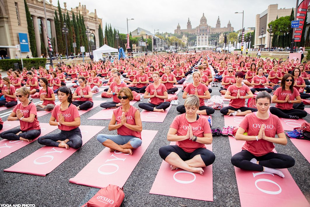 Yoga In Madrid: Free Yoga By Oysho (Video) – OM Barcelona