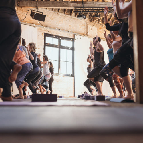 Yoga brunch club London