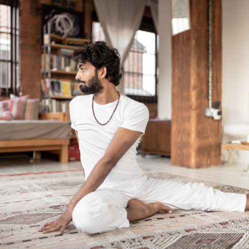 London yoga photo session